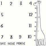 Baby Monthly Growth Milestone Blanket Photography Requirements Background Towel Memory Carpet
